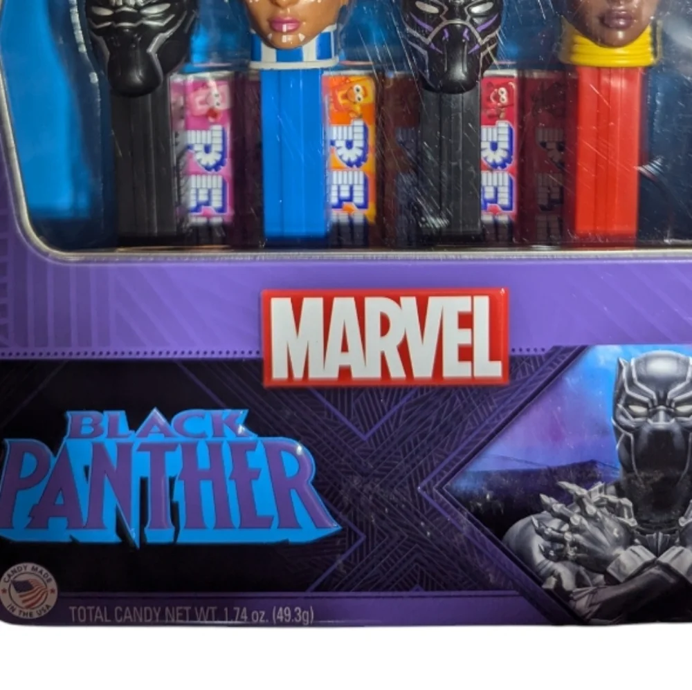 Marvel Black Panther PEZ Dispenser Set of 4 gift Multicolor - Picture 3 of 5